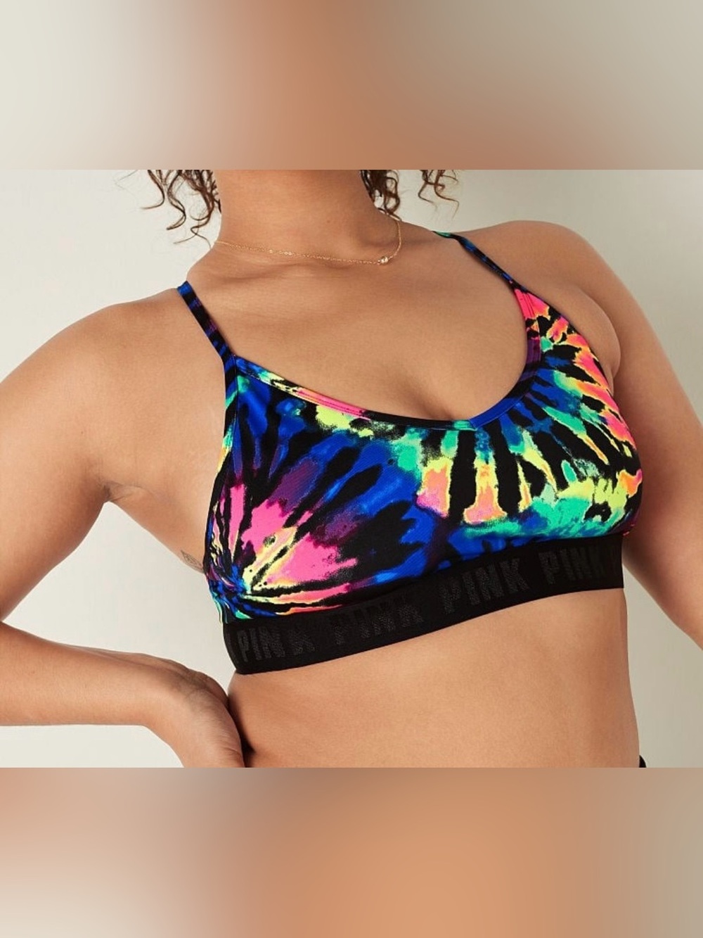 PINK Victoria's Secret Tie-Dye Rainbow Sports Bra

SEND ME OFFERS